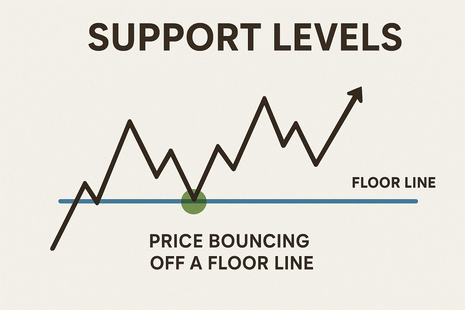 identify support levels where retail traders are buying
