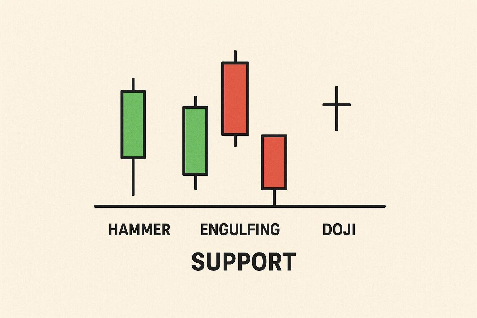 identify support levels where retail traders are buying