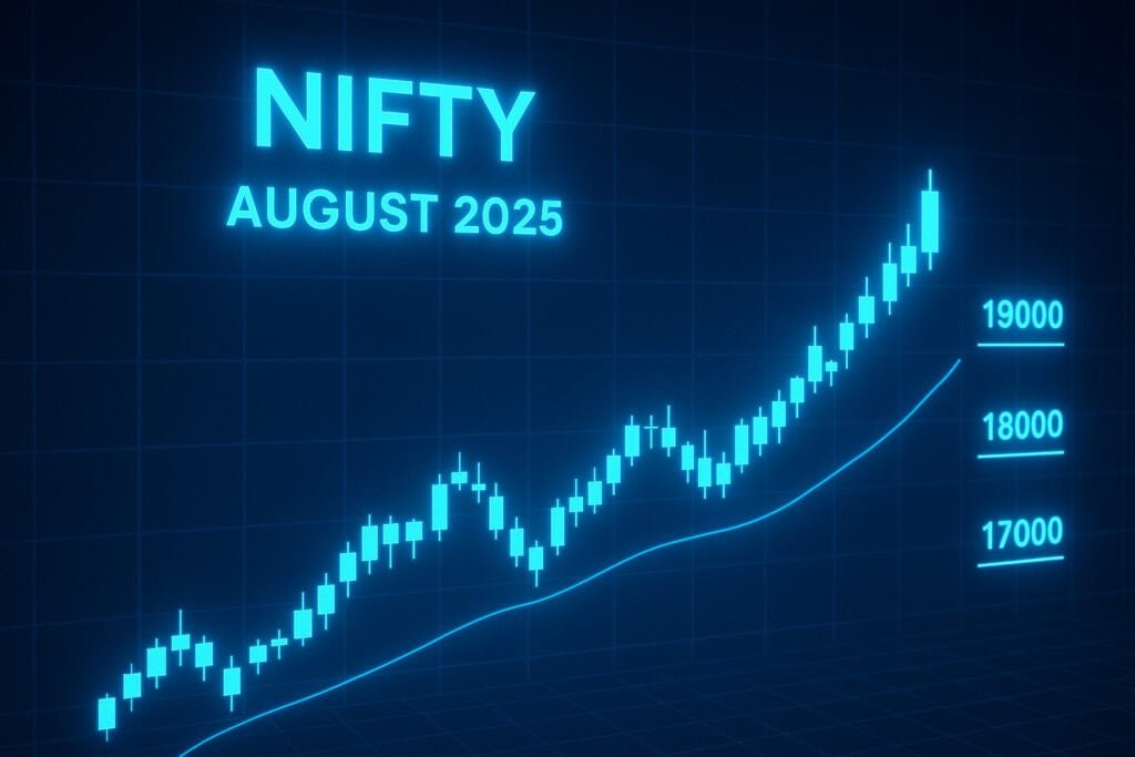 Nifty 50 trading strategy for August 2025 – daily chart preview